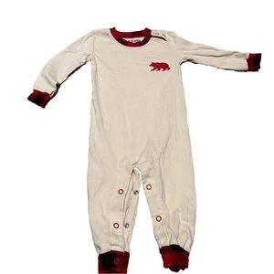 4/$20 Little Blue House 6-12 m Romper Baby Boy Girl One Piece Outfit Bear Bum 🛑